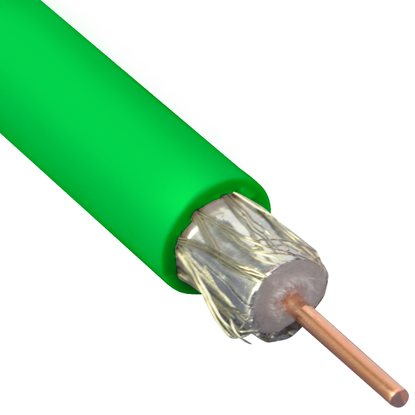 Bedea Coax Telass groen PE per meter