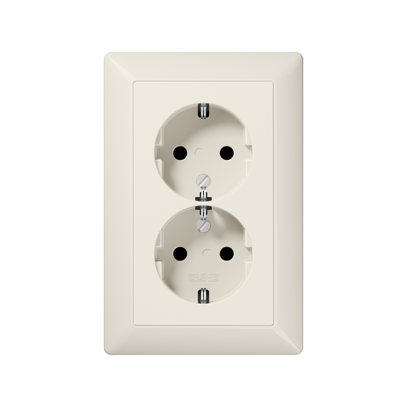 wandcontactdoos inbouw dubbel jung-2 wandcontactdoos inbouw dubbel jung-2