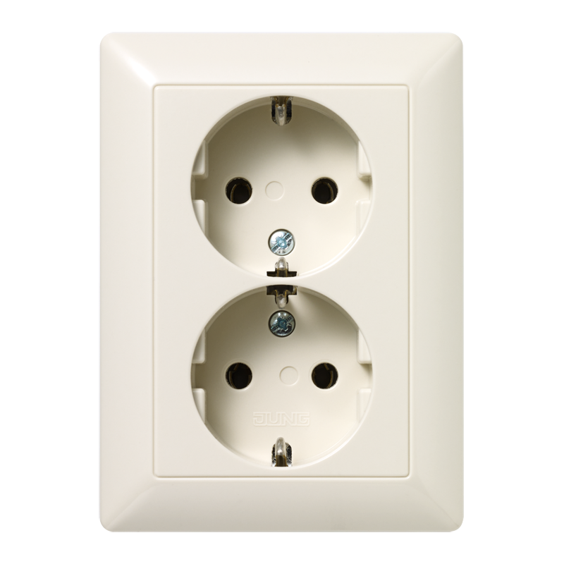 wandcontactdoos inbouw dubbel jung-2 wandcontactdoos inbouw dubbel jung-2