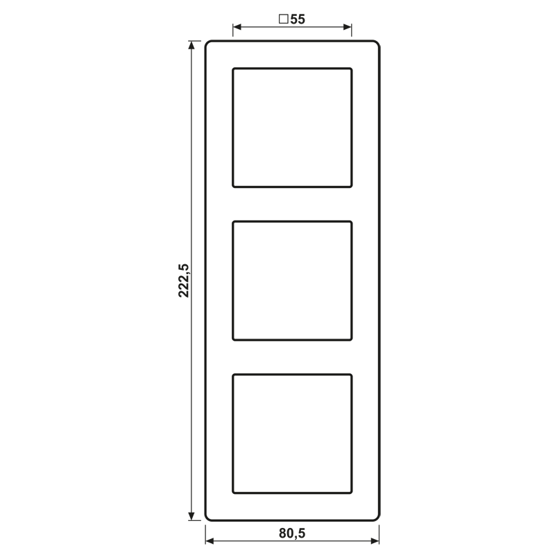 afdekraam 3-voudig jung-3 afdekraam 3-voudig jung-3