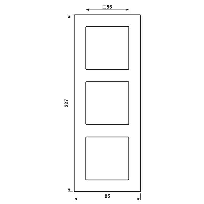 afdekraam 3-voudig jung-3 afdekraam 3-voudig jung-3