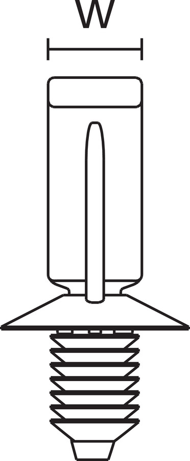 HellermannTyton - Bevestigingsklem - CTC13FT6LG PA66HIRHS BK 500 151-00019 