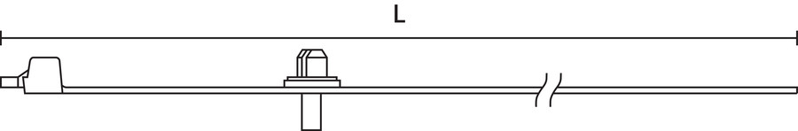 HellermannTyton - Kabelbundelband - FBR6/140 PA66 BK 500 150-27140 