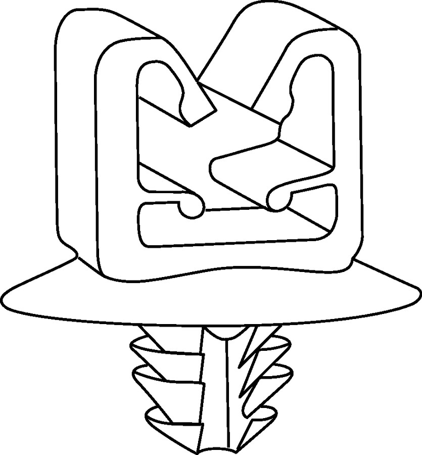 HellermannTyton - Bevestigingsklem - HC48FT6 PA66HIRHS BK 5000 151-00680 