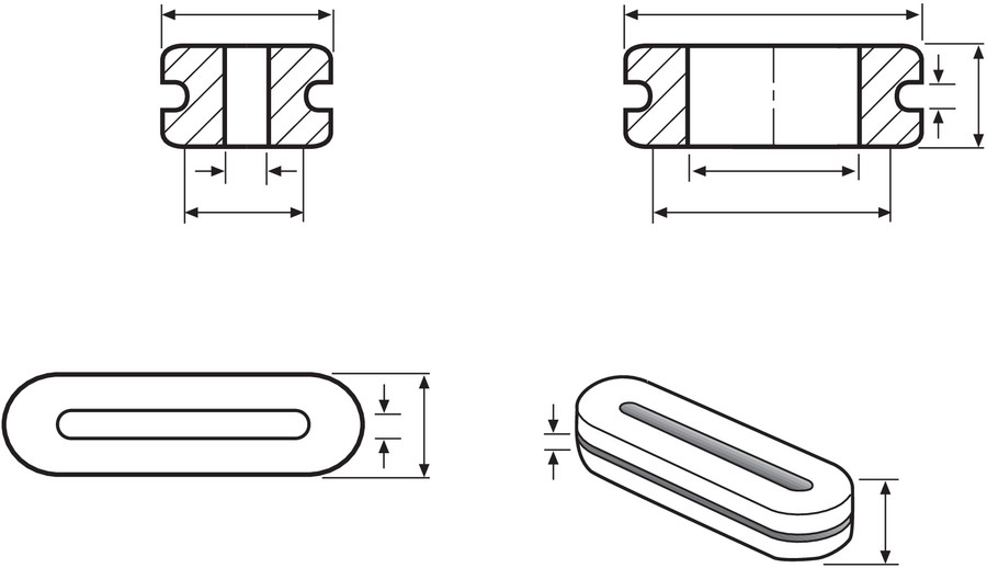 HellermannTyton - Kabeldoorvoertule - HV1606 PVC-FR GY 500 633-06068 