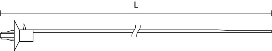 HellermannTyton - Kabelbundelband - RT50SD6 PA66HS BK 100 111-85480 
