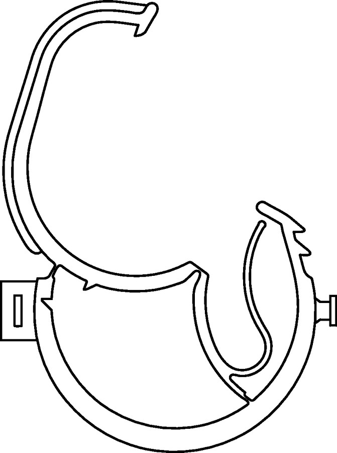 HellermannTyton - Bevestigingsklem - IAHC4T PA66HIRHS BK 1000 151-00207 