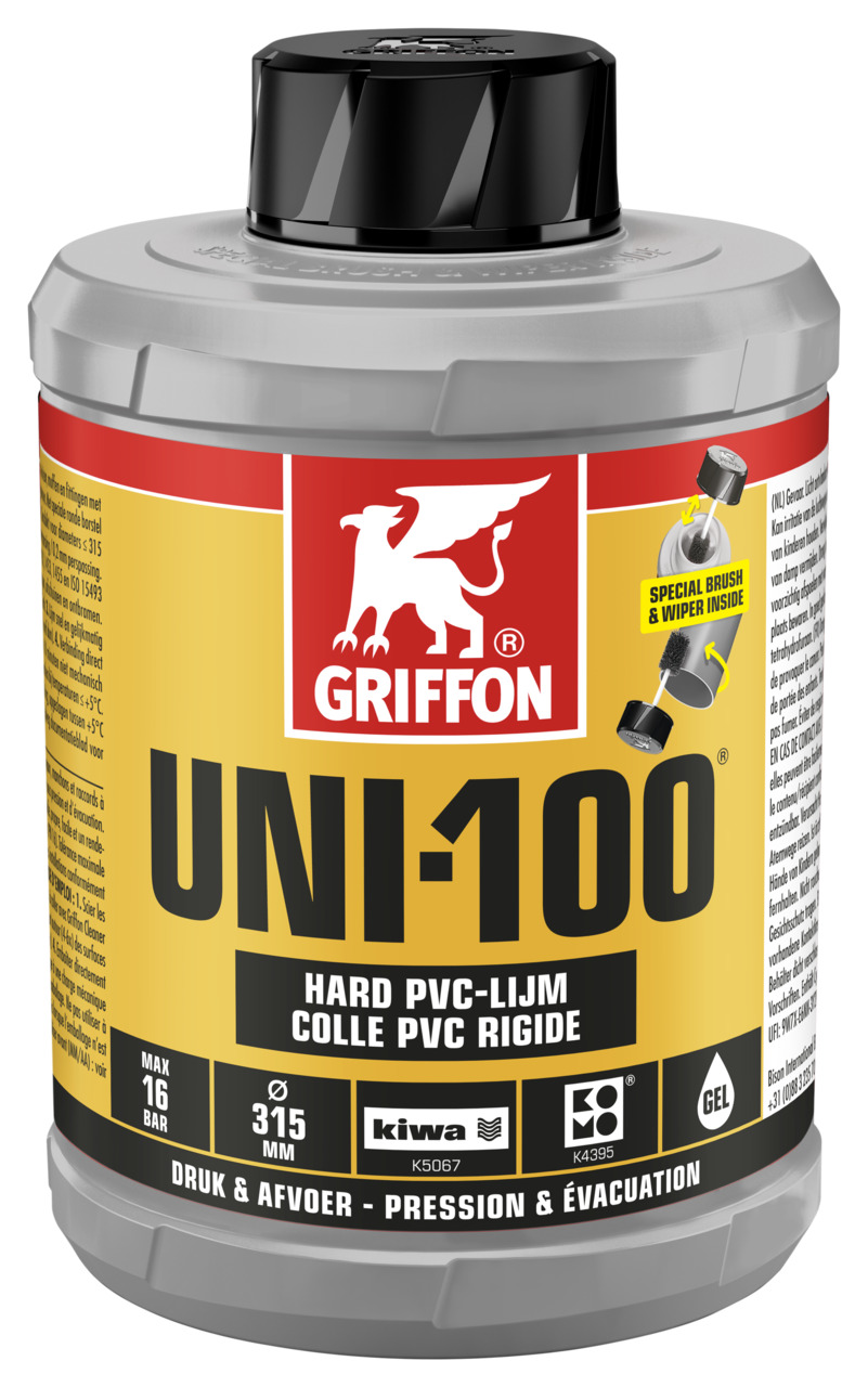 Griffon Uni-100 pvc lijm 1l Griffon Uni-100 pvc lijm 1l