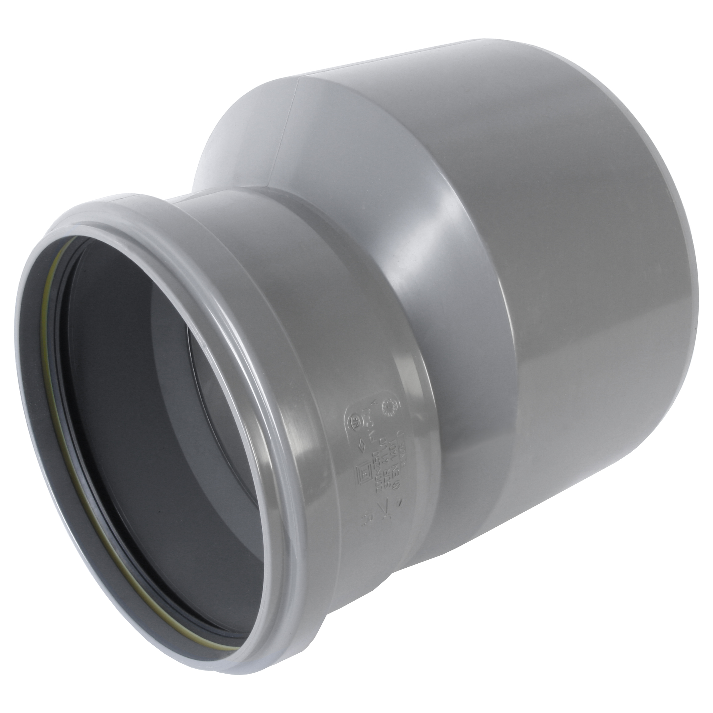 PVC inzetverloop grijs 250x200 SN4