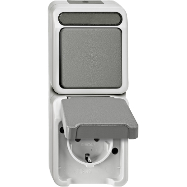 contactdoos+schakel wissel opbouw aqua.-2 contactdoos+schakel wissel opbouw aqua.-2