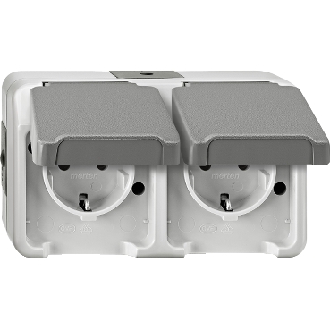 wandcontactdoos opbouw dubbel aquastar-2 wandcontactdoos opbouw dubbel aquastar-2
