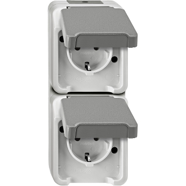 wandcontactdoos opbouw dubbel aquastar-2 wandcontactdoos opbouw dubbel aquastar-2