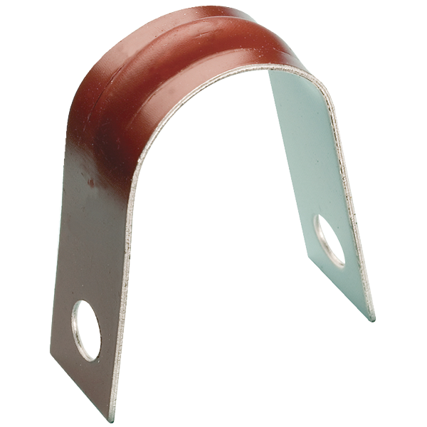 JMV 9100056 gemeniede ijzeren U-zadels rood 15/16mm