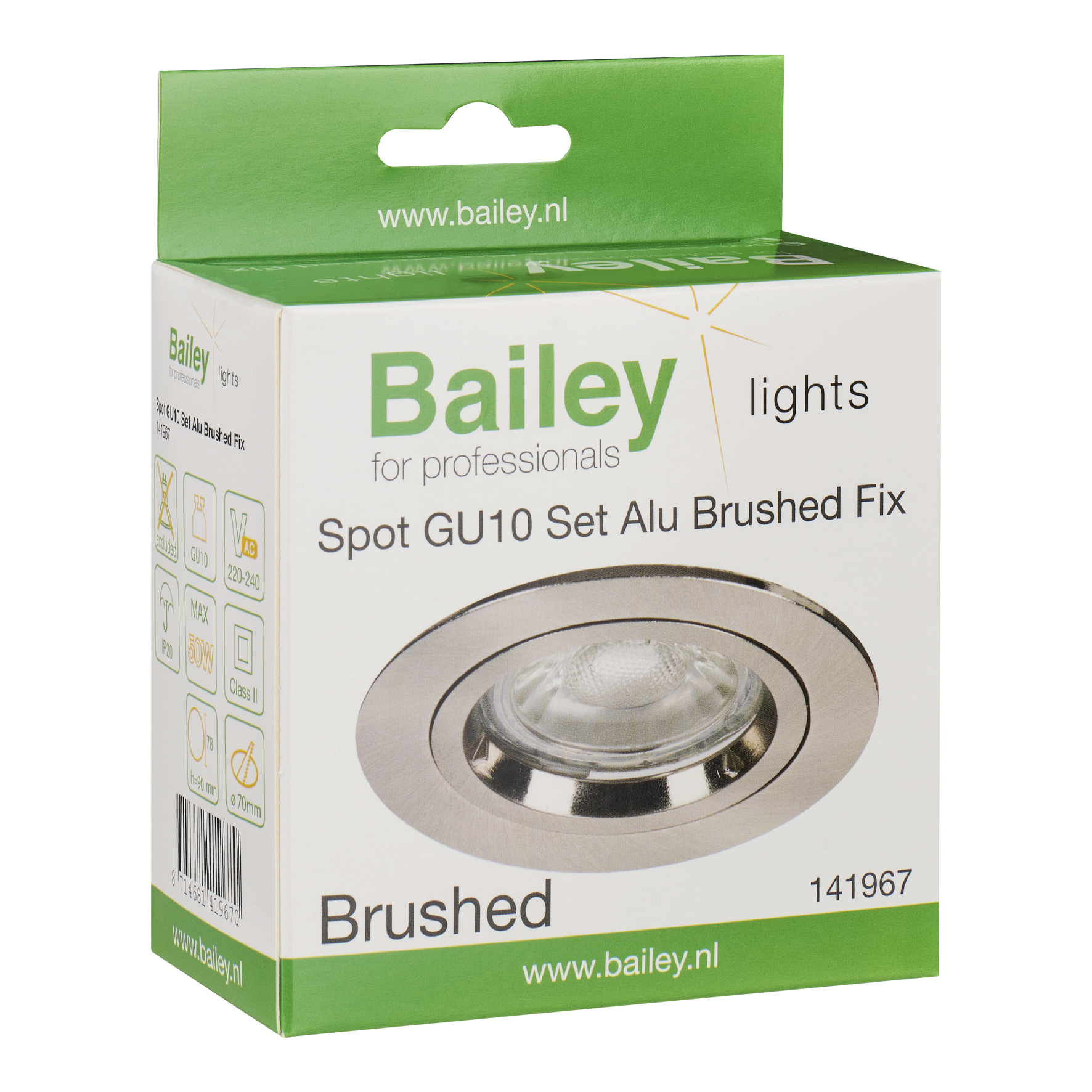 inbouwspot aluminium geborsteld bailey-4 inbouwspot aluminium geborsteld bailey-4